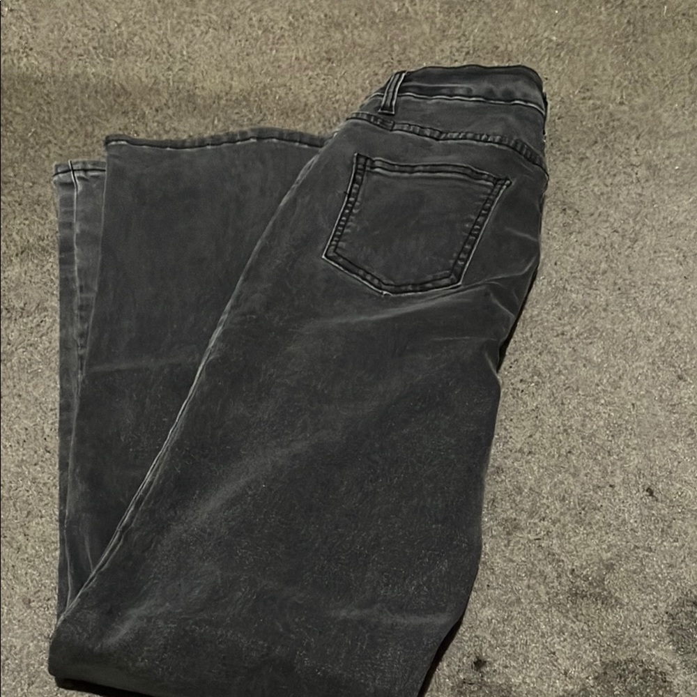 Dark Gray Denim Jeans